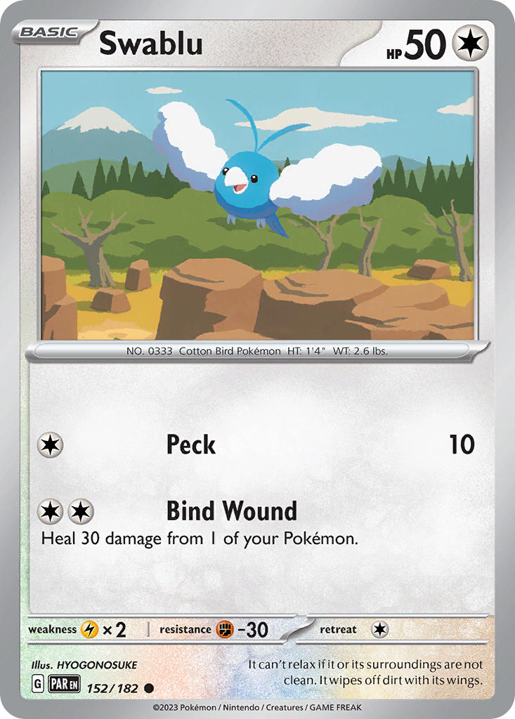 152/182  Swablu - 152/182