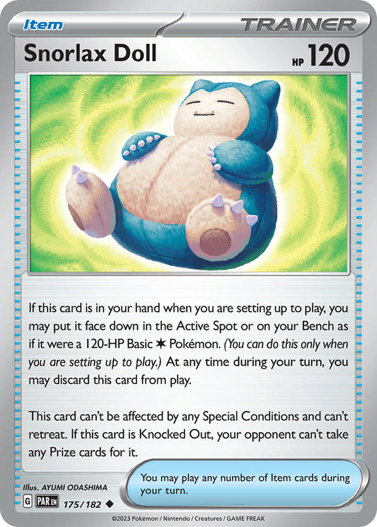 175/182  Snorlax Doll