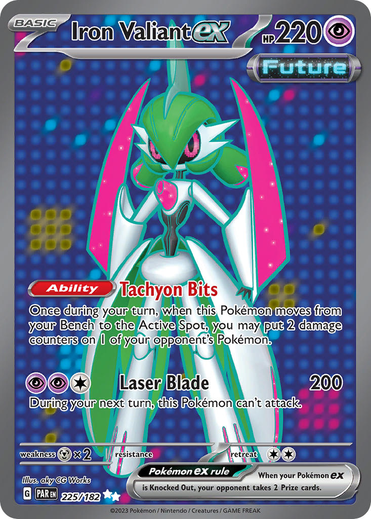 225/182  Iron Valiant ex - 225/182