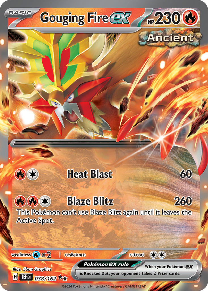 038/162  Gouging Fire ex - 038/162