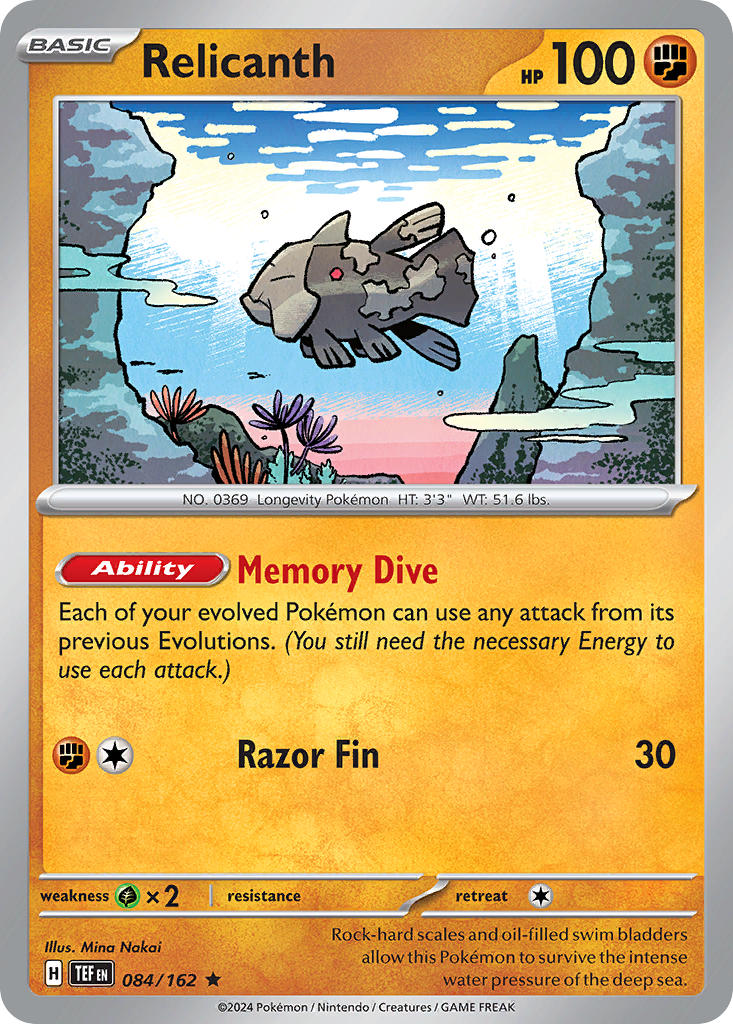 084/162  Relicanth - 084/162