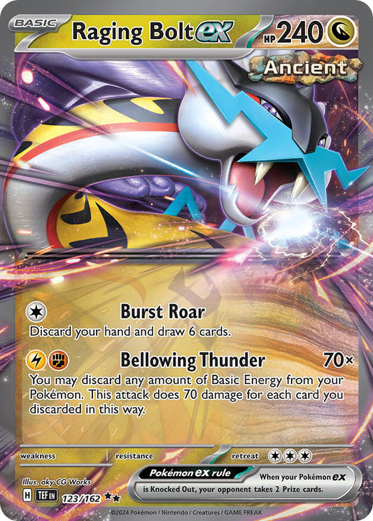 123/162  Raging Bolt ex - 123/162