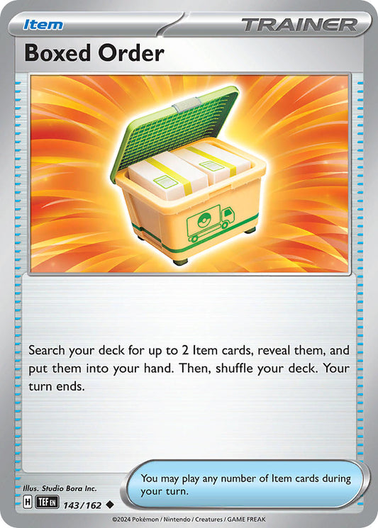 143/162  Boxed Order
