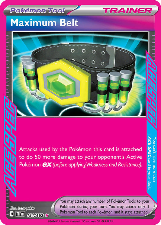 154/162  Maximum Belt