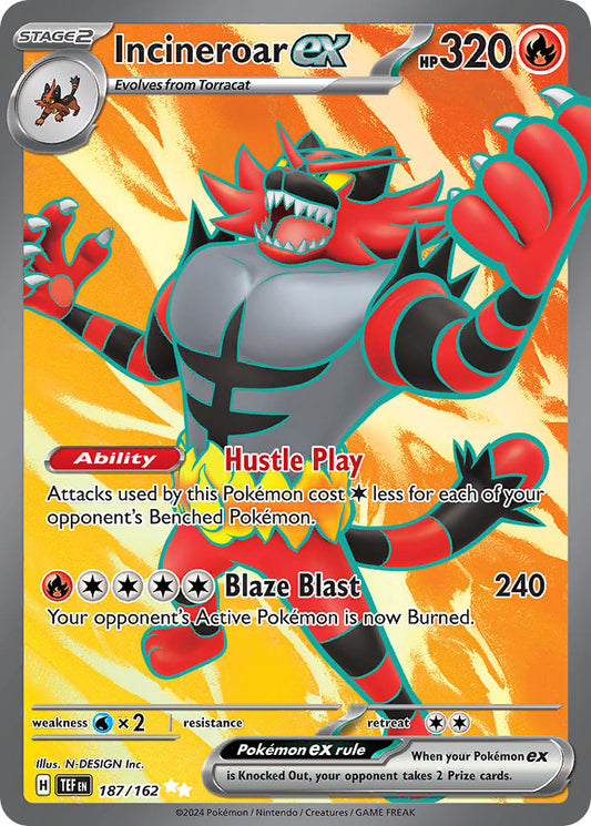 187/162  Incineroar ex - 187/162