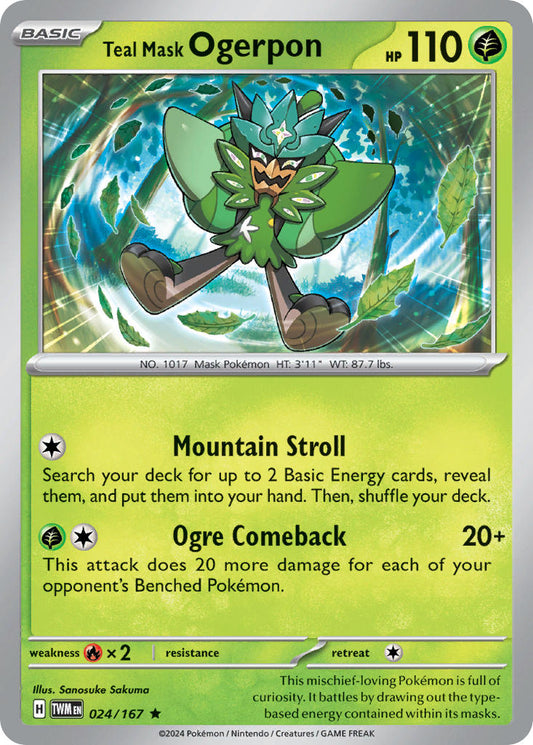024/167  Teal Mask Ogerpon