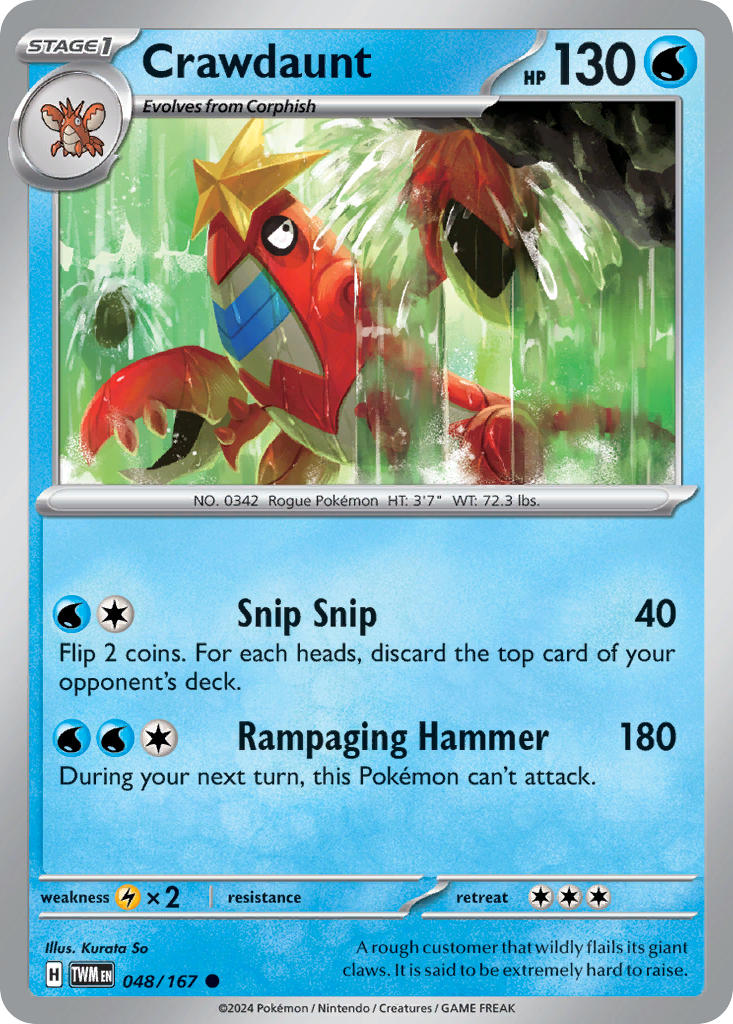 048/167  Crawdaunt