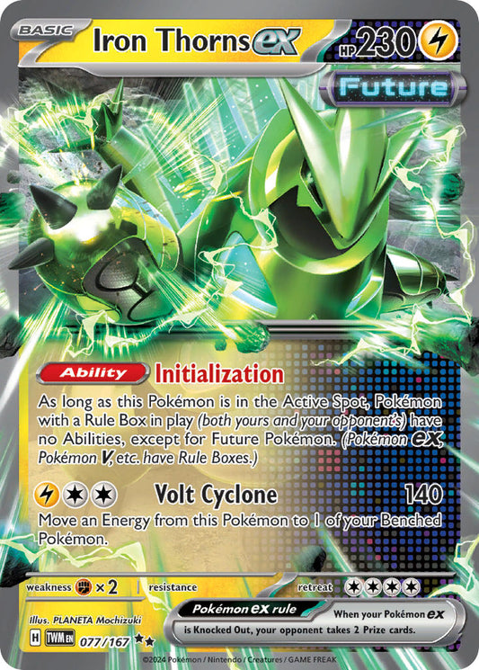 077/167  Iron Thorns ex - 077/167