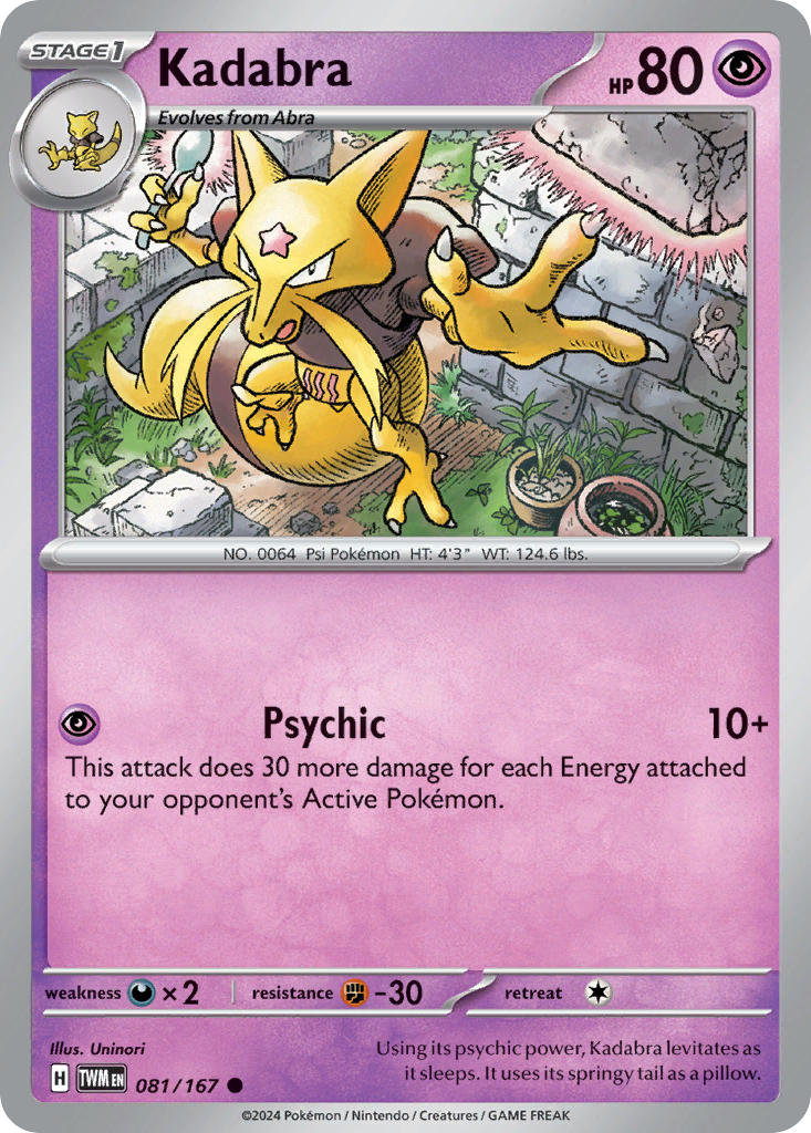 081/167  Kadabra