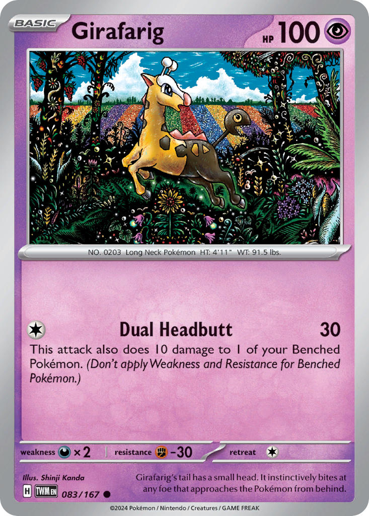 083/167  Girafarig
