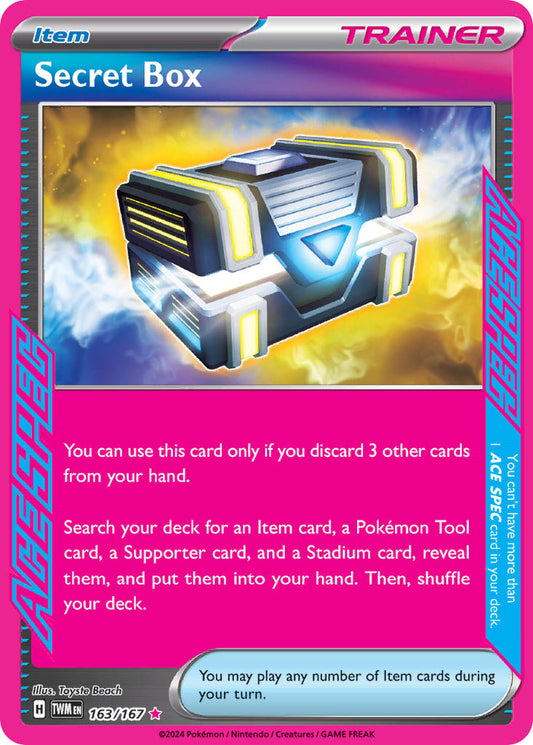 163/167  Secret Box