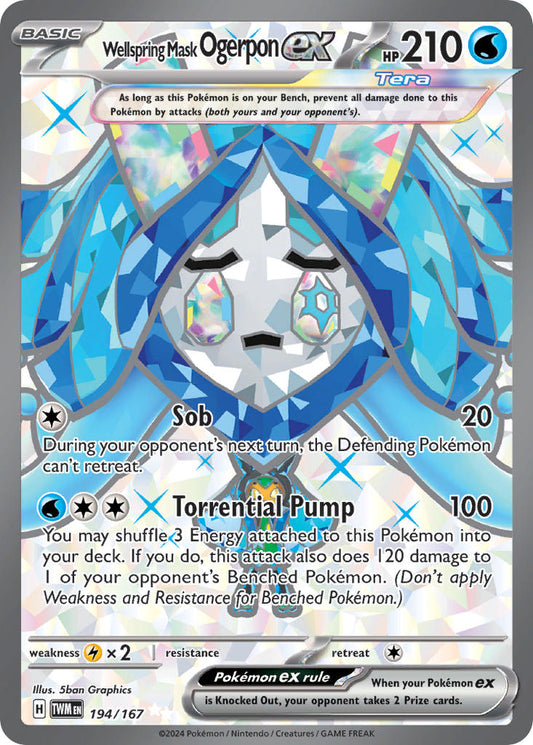 194/167  Wellspring Mask Ogerpon ex - 194/167