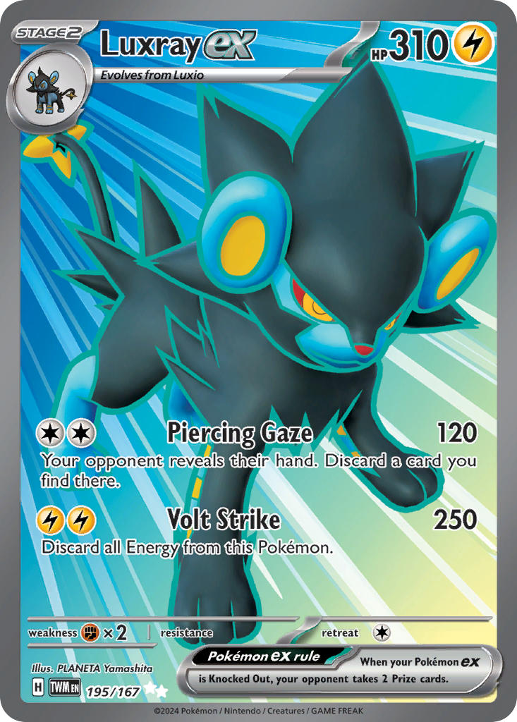 195/167  Luxray ex - 195/167