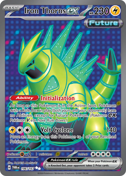 196/167  Iron Thorns ex - 196/167