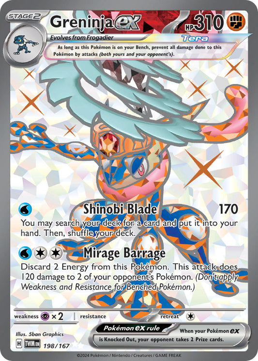 198/167  Greninja ex - 198/167