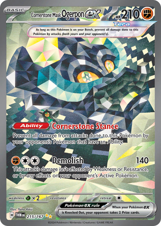 215/167  Cornerstone Mask Ogerpon ex - 215/167