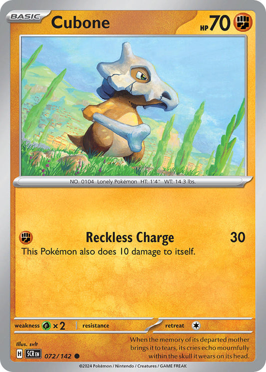 072/142  Cubone