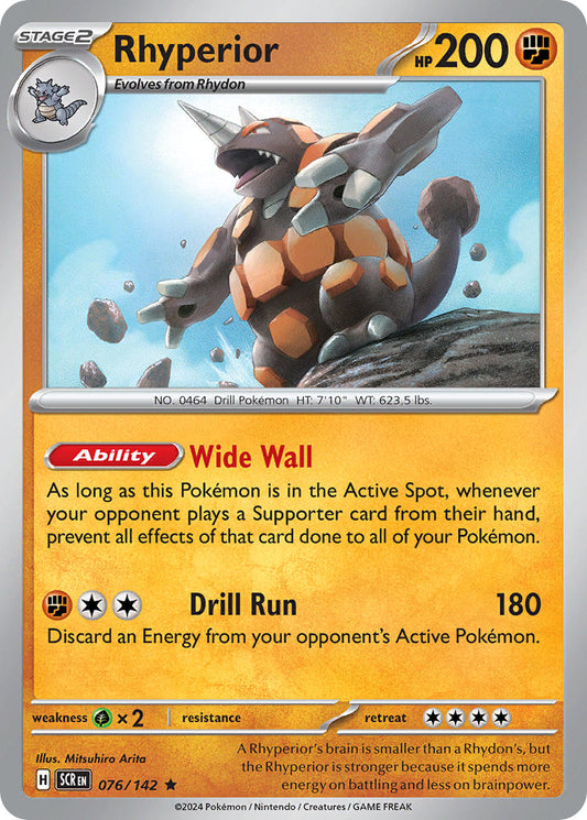 076/142  Rhyperior