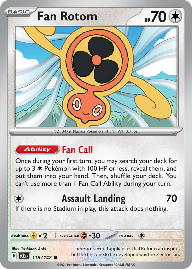 118/142  Fan Rotom