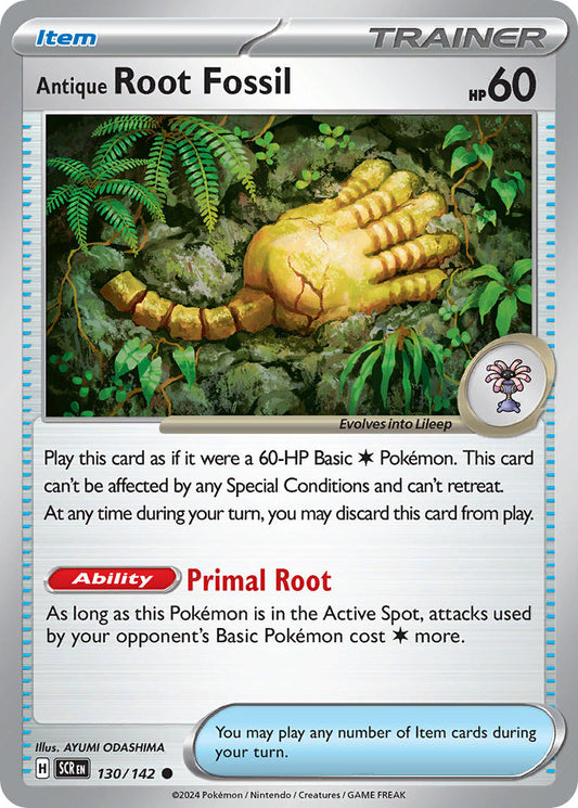 130/142  Antique Root Fossil