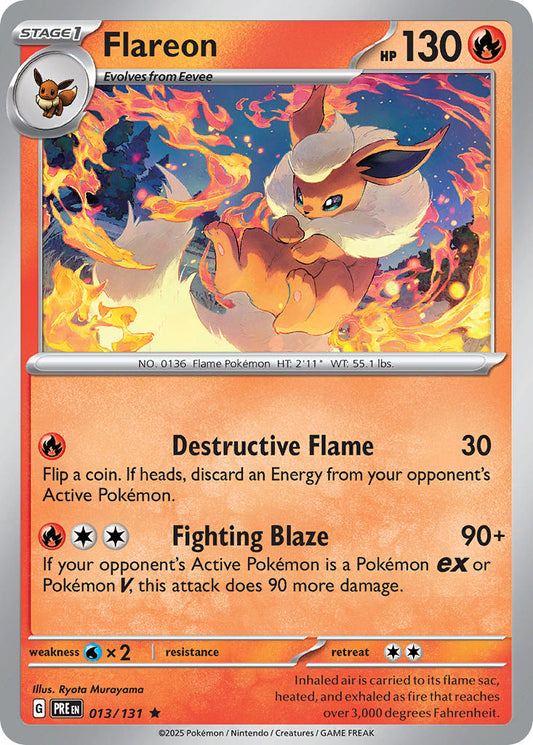 013/131  Flareon (Master Ball Pattern)