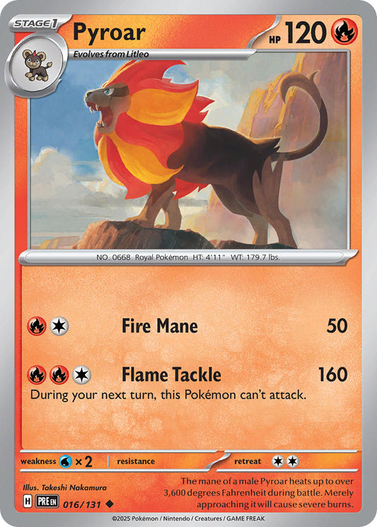 016/131  Pyroar (Poke Ball Pattern)