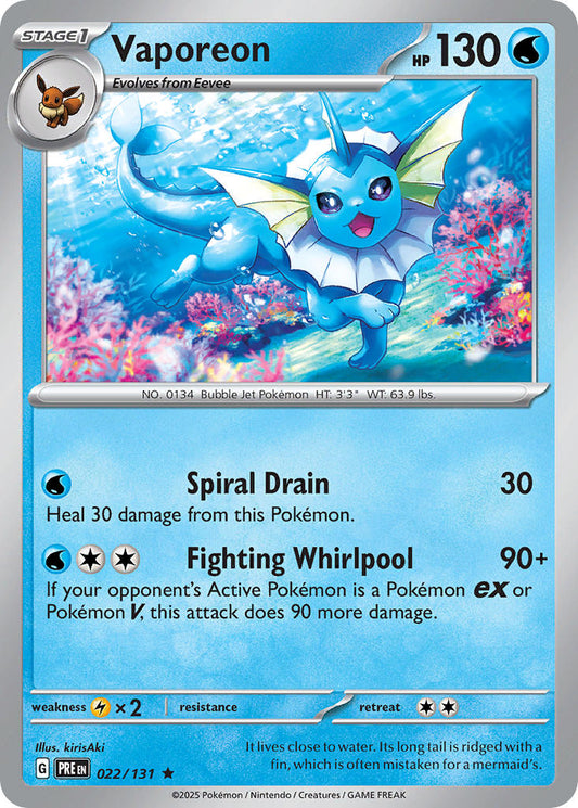 022/131  Vaporeon (Master Ball Pattern)