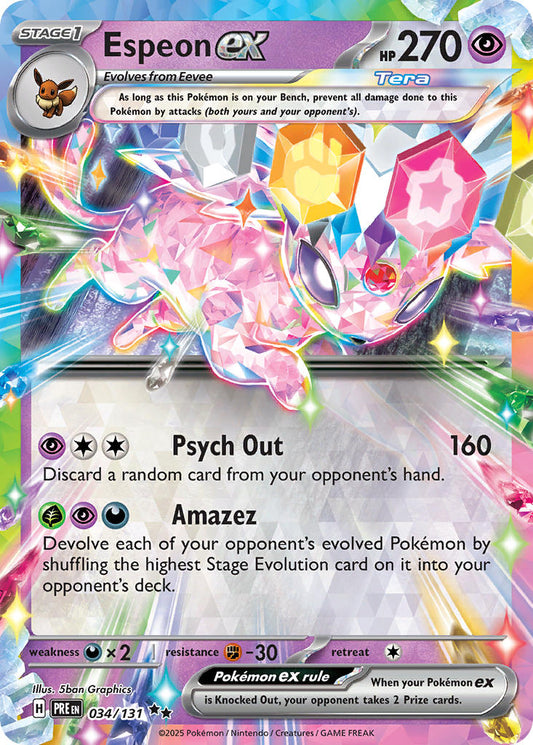 034/131  Espeon ex - 034/131