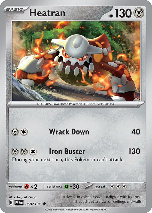 068/131  Heatran (Poke Ball Pattern)