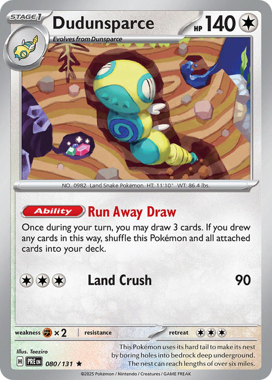 080/131  Dudunsparce (Master Ball Pattern)