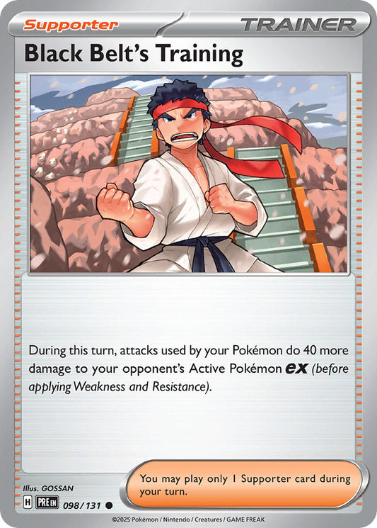 098/131  Black Belt's Training - 098/131 (Poke Ball Pattern)