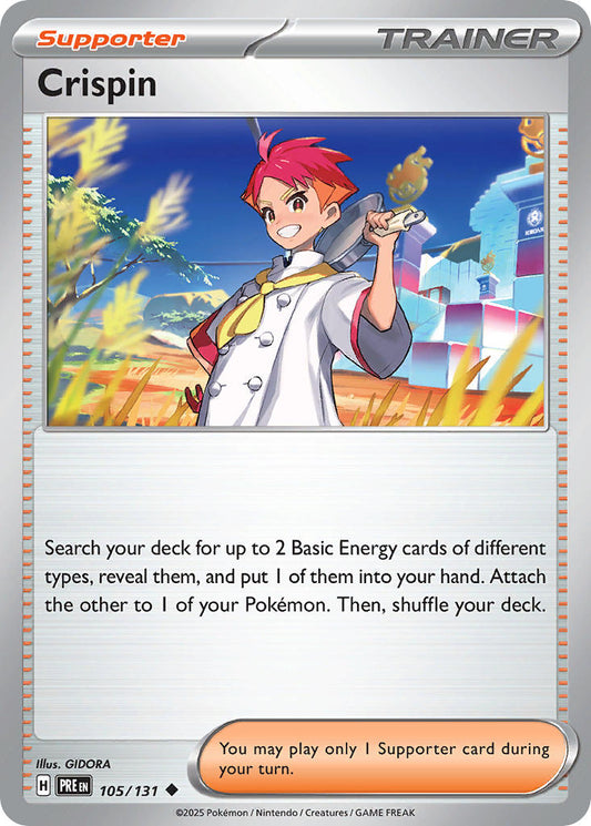 105/131  Crispin - 105/131 (Poke Ball Pattern)