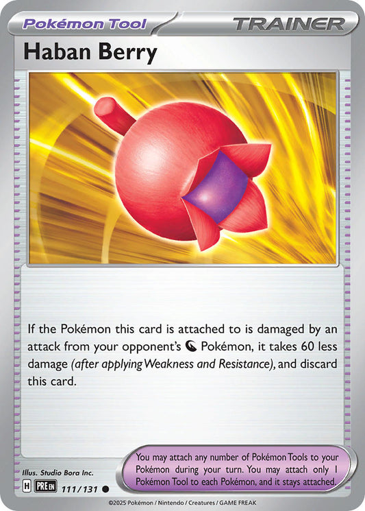 111/131  Haban Berry (Poke Ball Pattern)
