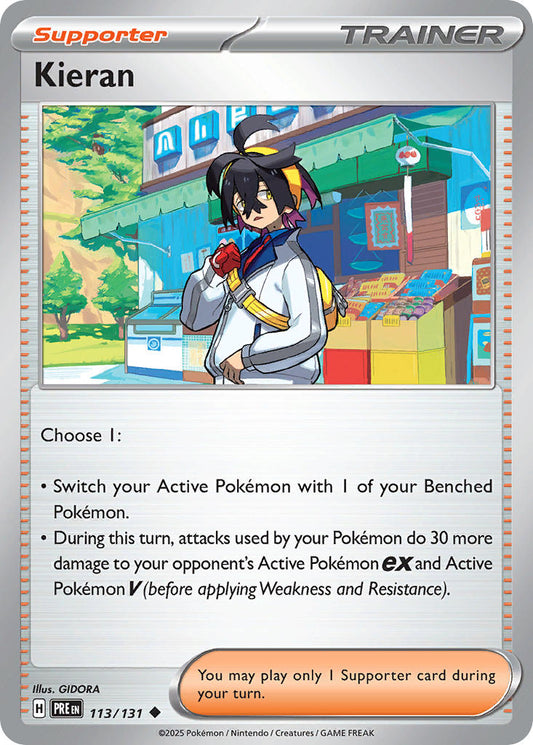 113/131  Kieran - 113/131 (Poke Ball Pattern)