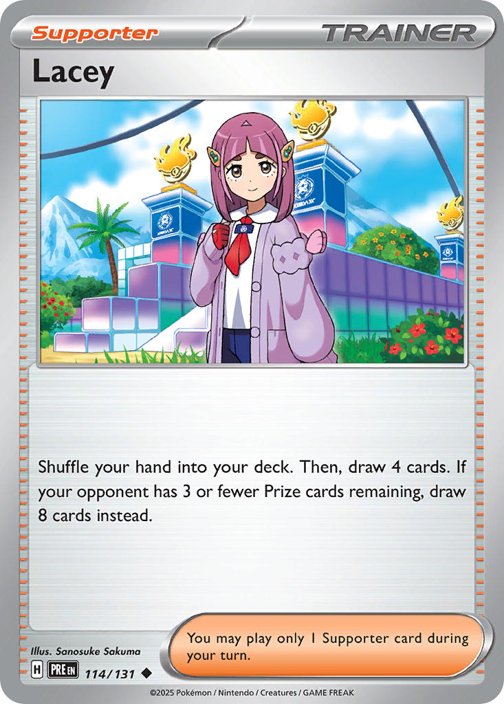 114/131  Lacey - 114/131 (Poke Ball Pattern)