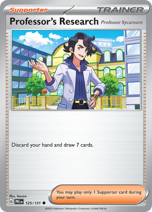 125/131  Professor's Research [Professor Sycamore] (Poke Ball Pattern)