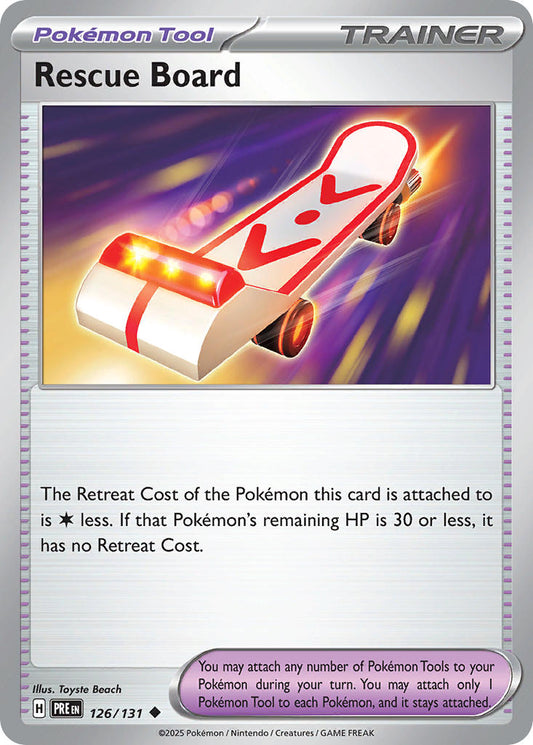 126/131  Rescue Board (Poke Ball Pattern)