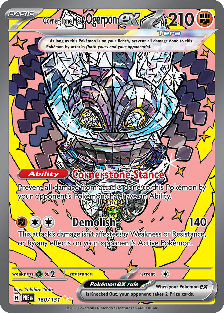 160/131  Cornerstone Mask Ogerpon ex - 160/131