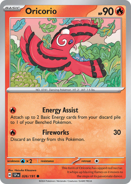 026/191  Oricorio - 026/191