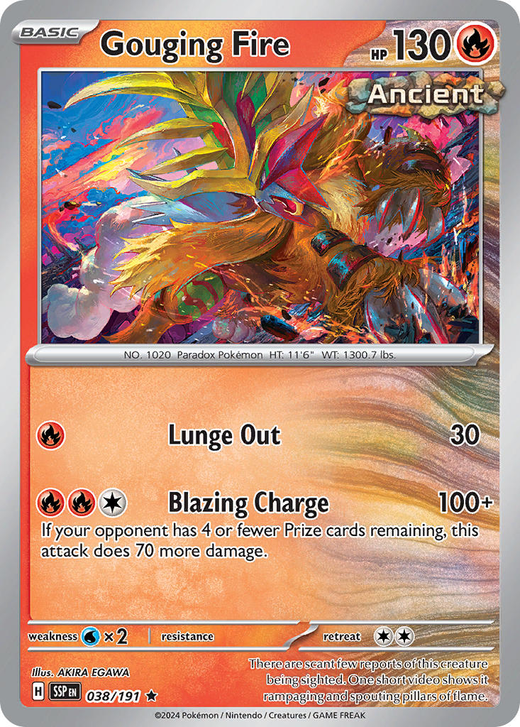 038/191  Gouging Fire