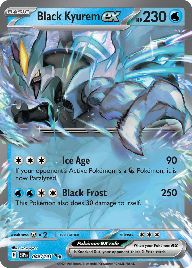 048/191  Black Kyurem ex - 048/191