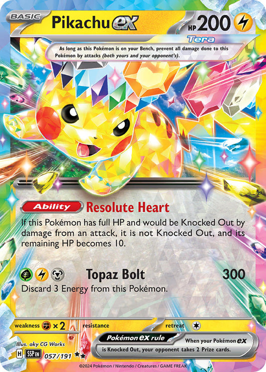 057/191  Pikachu ex - 057/191