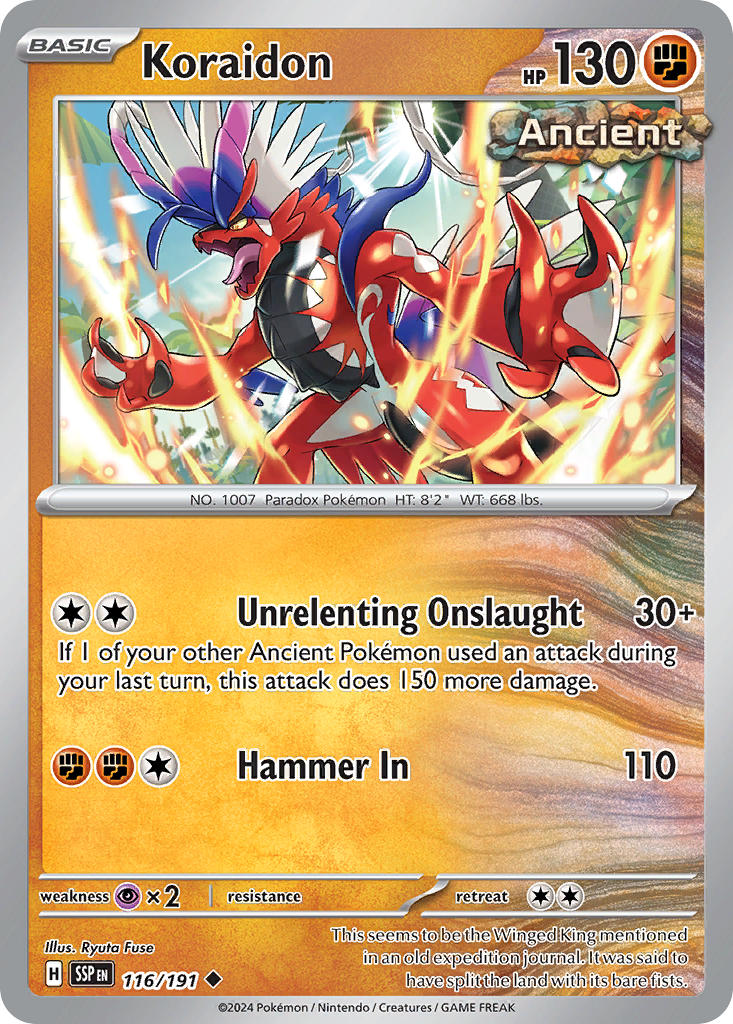 116/191  Koraidon