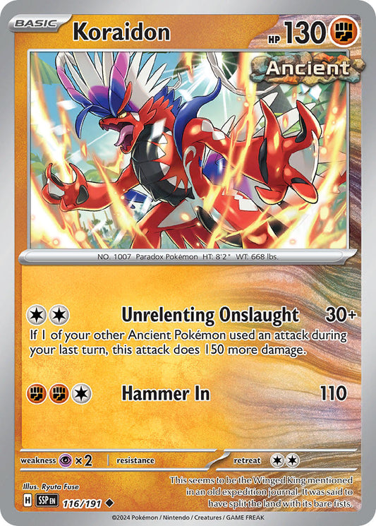 116/191  Koraidon