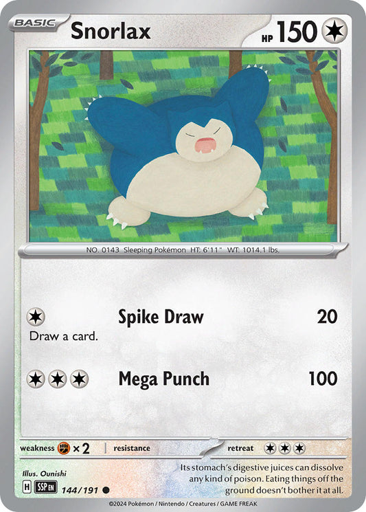 144/191  Snorlax