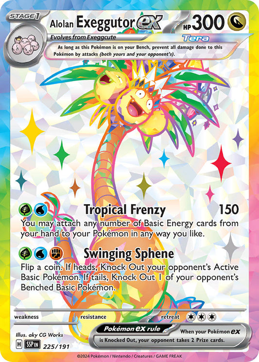 225/191  Alolan Exeggutor ex - 225/191