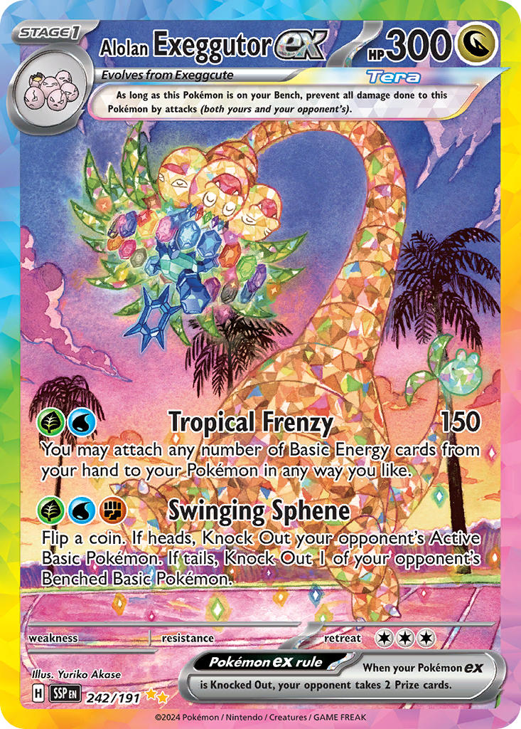 242/191  Alolan Exeggutor ex - 242/191