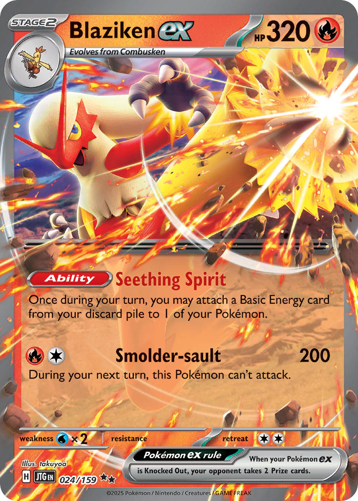 024/159  Blaziken ex