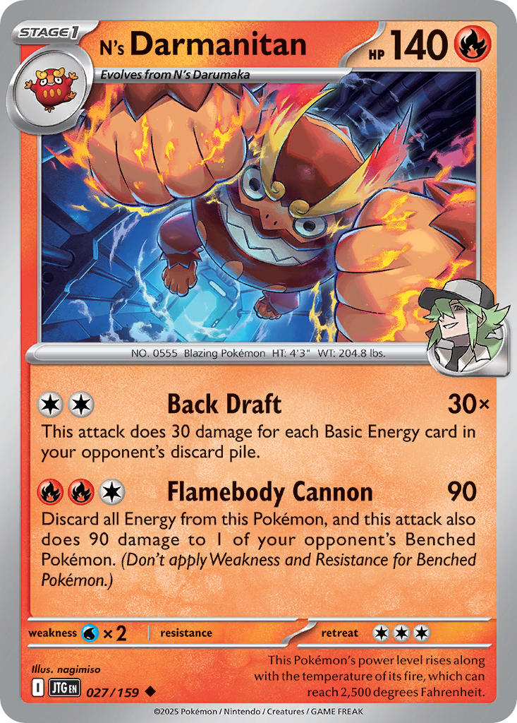 027/159  N's Darmanitan - 027/159