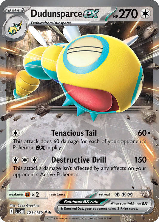 121/159  Dudunsparce ex - 121/159